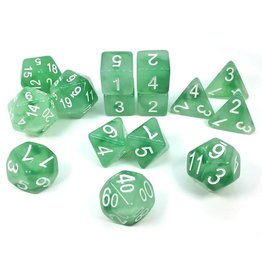 Role 4 Initiative Polyhedral Dice Set: Dryad's Grove (15 dice)