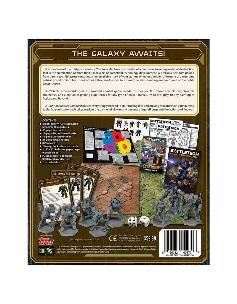 Catalyst Game Labs BattleTech A Game of Armored Combat The