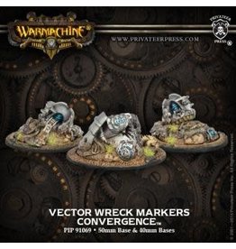 Privateer Press Warmachine: Convergenece of Cyriss - Vector Wreck Markers