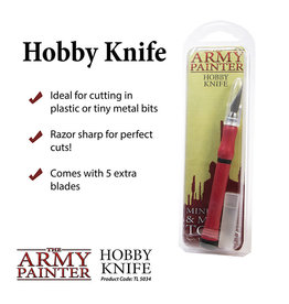 The Army Painter Hobby Knife and Blades - Safety Grip Handle