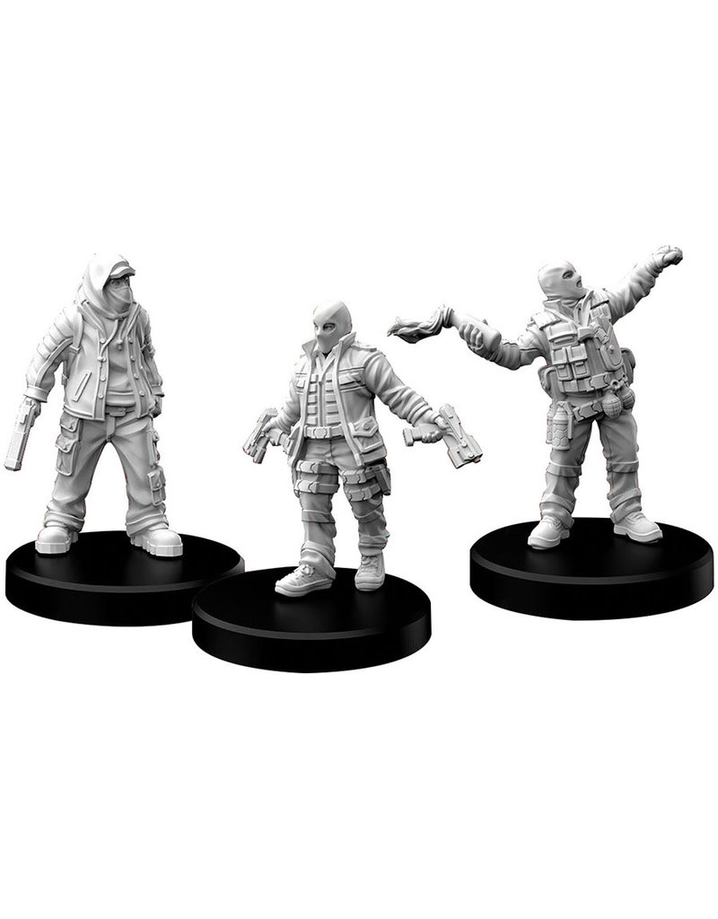 Monster Fight Club Miniatures: Cyberpunk RED RPG: Combat Zoners - Punks