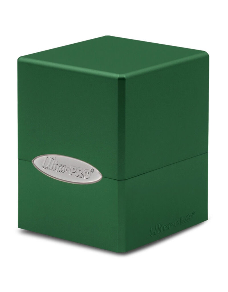 Ultra Pro Deck Box: Satin Cube: Forest Green