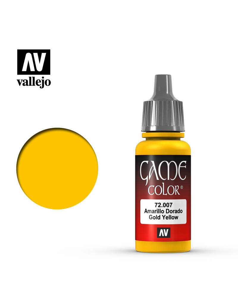 Acrylicos Vallejo Game Color: Gold Yellow (72.007)