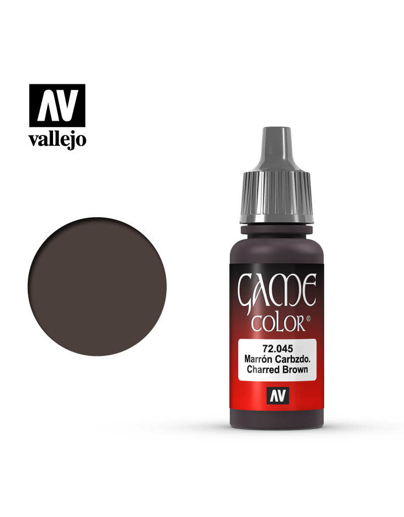 Acrylicos Vallejo Game Color: Charred Brown (72.045)