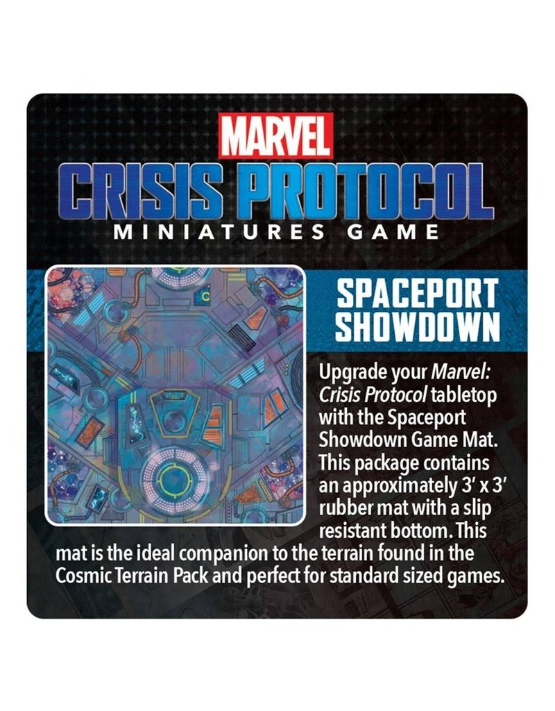 Atomic Mass Games Marvel Crisis Protocol: Game Mat: Spaceport Showdown