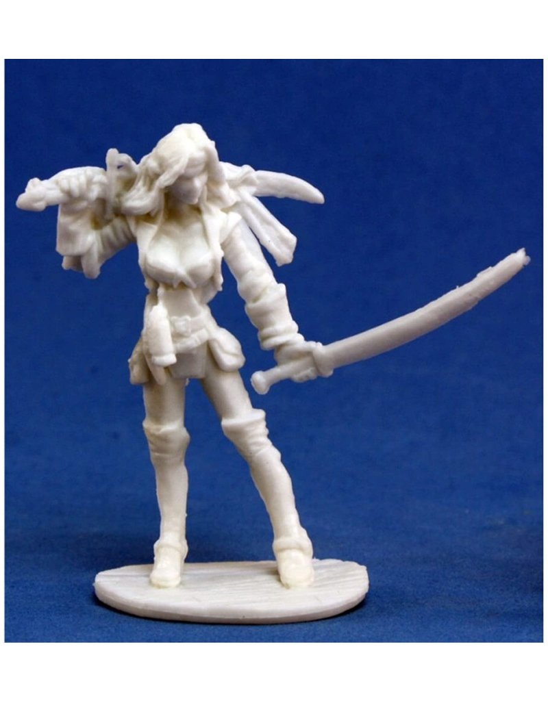 Reaper Miniatures Bones: Finaela, Female Half-Elf Ranger / Pirate (77131)