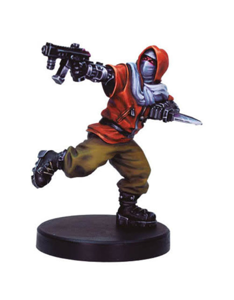 Acrylicos Vallejo Paint Set: Cyberpunk RED: Combat Zone Acrylic Colors (8) with Nemo Miniature