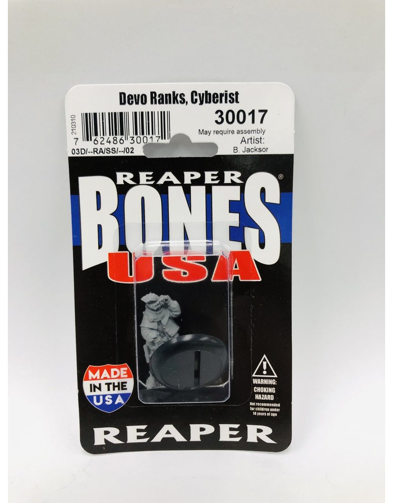 Reaper Miniatures Bones USA: Devo Ranks, Cyberist (30017)