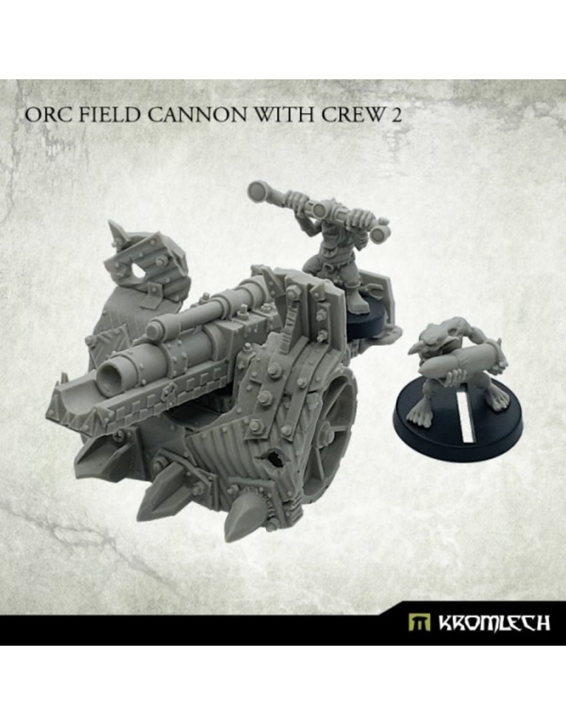 Kromlech Kromlech Miniatures: Orc Field Cannon with Crew - Version 2