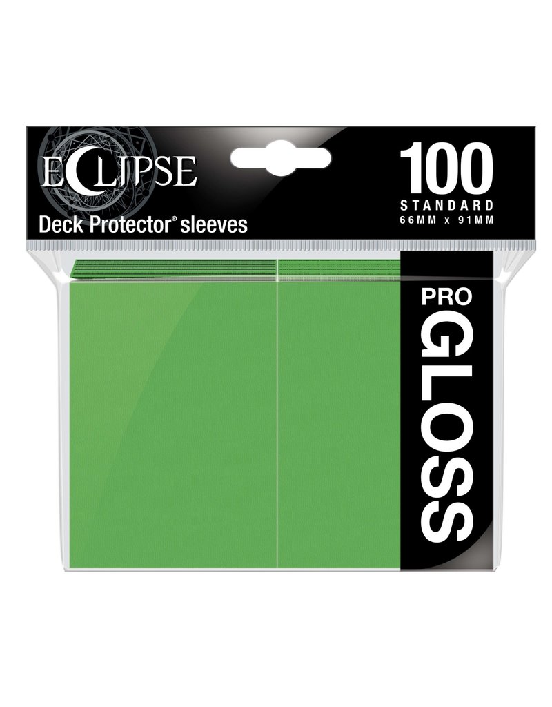 Ultra Pro Eclipse Gloss Standard Sleeves: Lime Green (100)