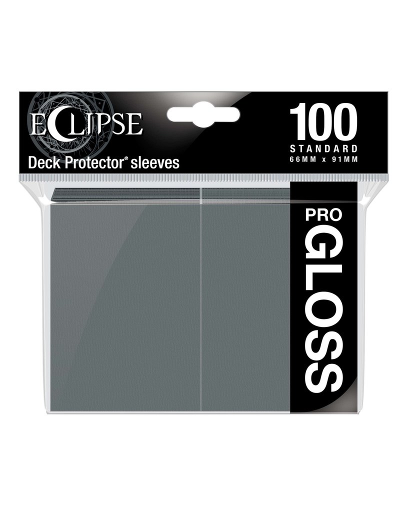 Ultra Pro Sleeves: Eclipse Gloss Standard: Smoke Grey (100)
