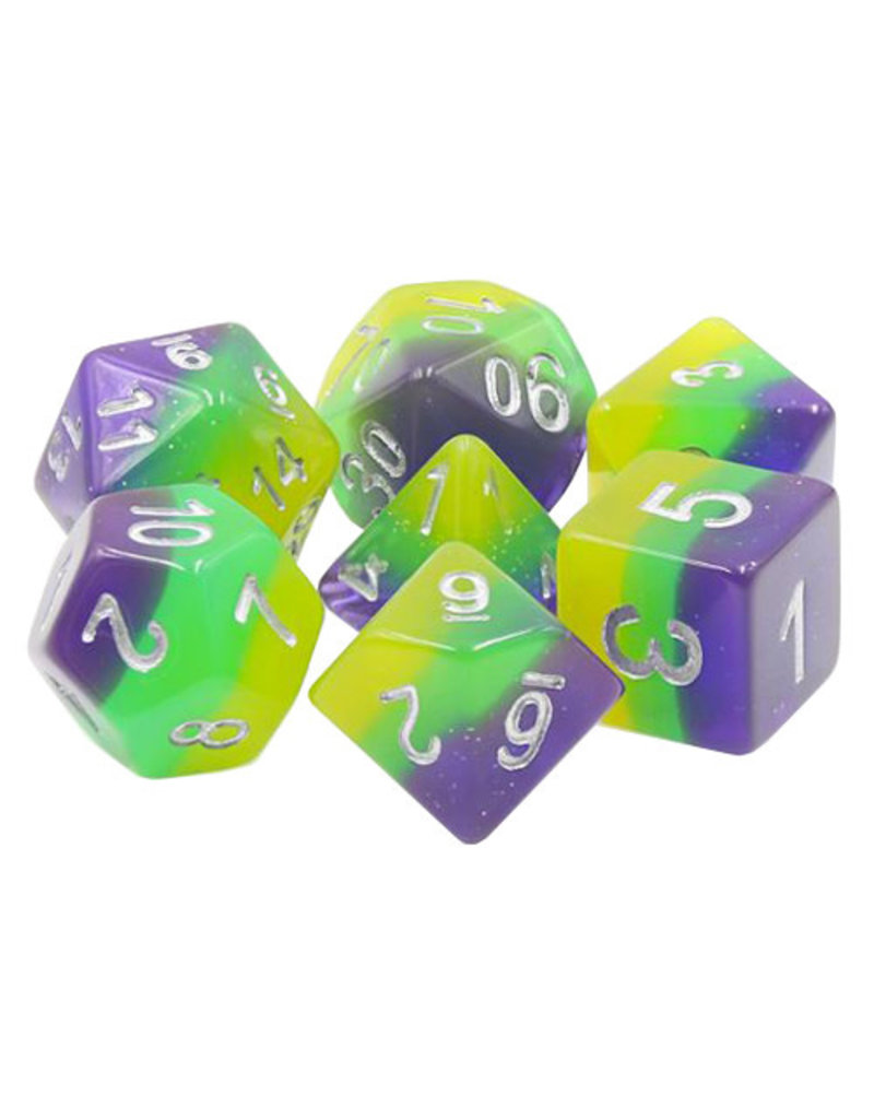 Friendly Dice Polyhedral Dice Set: To Infinity . . . (7 dice)