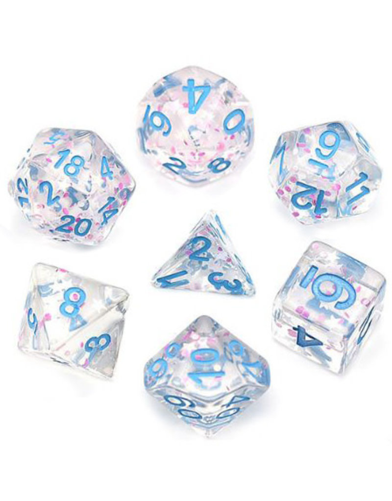 Friendly Dice Polyhedral Dice Set: Star Shower (7 dice)