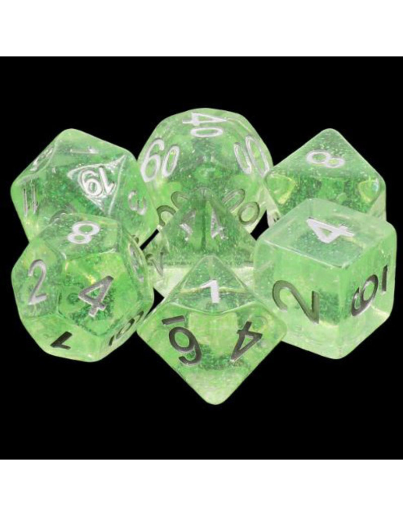Friendly Dice Polyhedral Dice Set: Wind of Spring (7 dice)