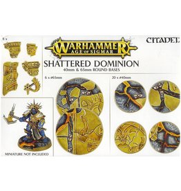 Games Workshop Age of Sigmar: Shattered Dominion: 40mm & 65mm Round Bases