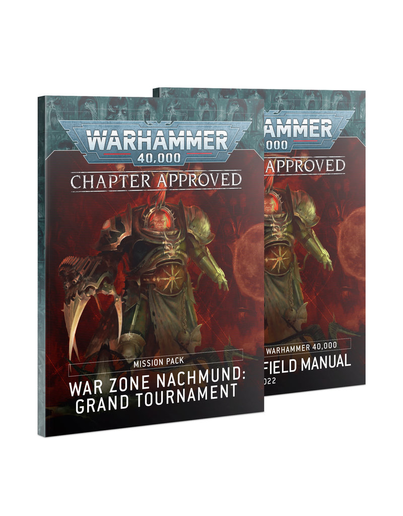 Games Workshop Warhammer 40k: Chapter Approved: 2022 War Zone Nachmund Grand Tournament Mission Pack and Munitorum Field Manual 2022