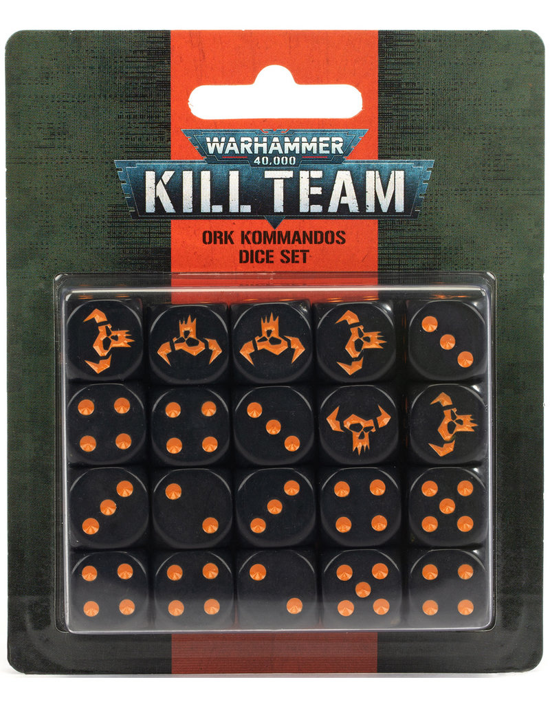 Games Workshop Kill Team: Ork Kommando Dice Set