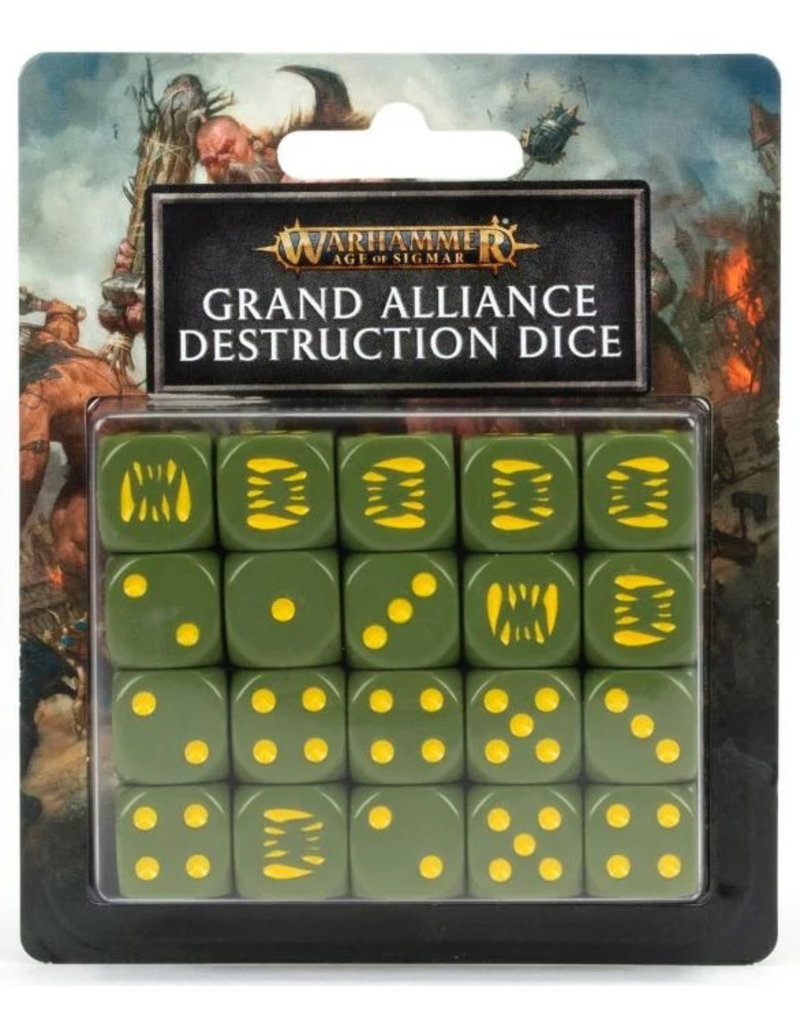 Games Workshop Age of Sigmar: Grand Alliance Destruction Dice Set