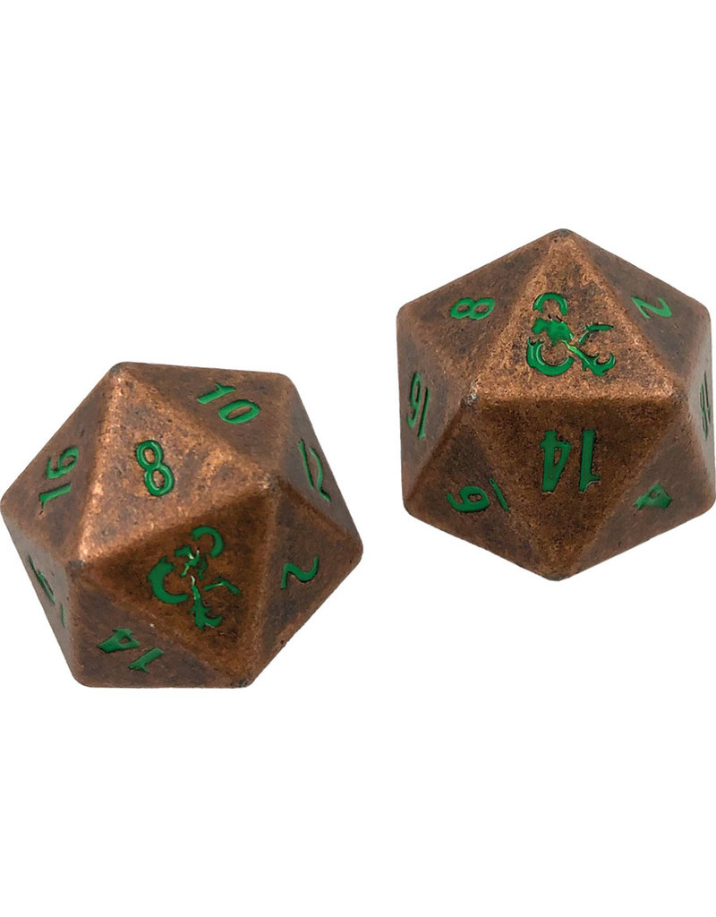 Ultra Pro Dungeons & Dragons: Heavy Metal Copper and Green D20 Set