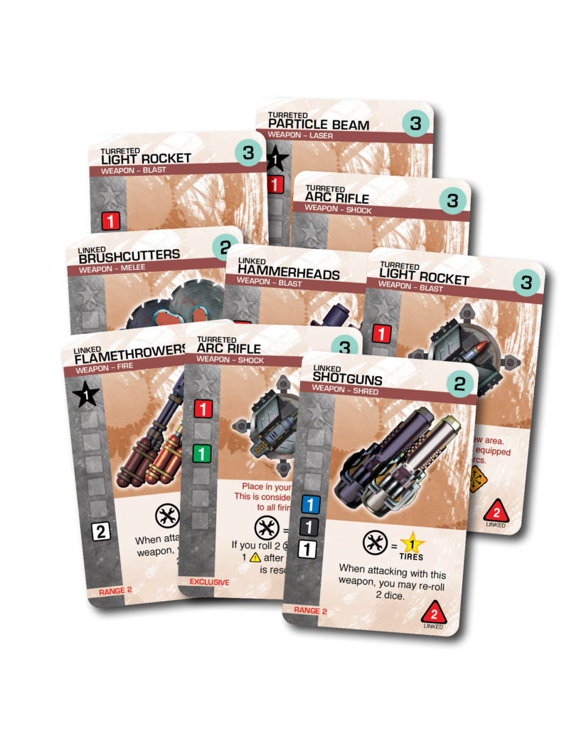 Steve Jackson Games Car Wars: Sixth Edition: Linked Weapons Pack