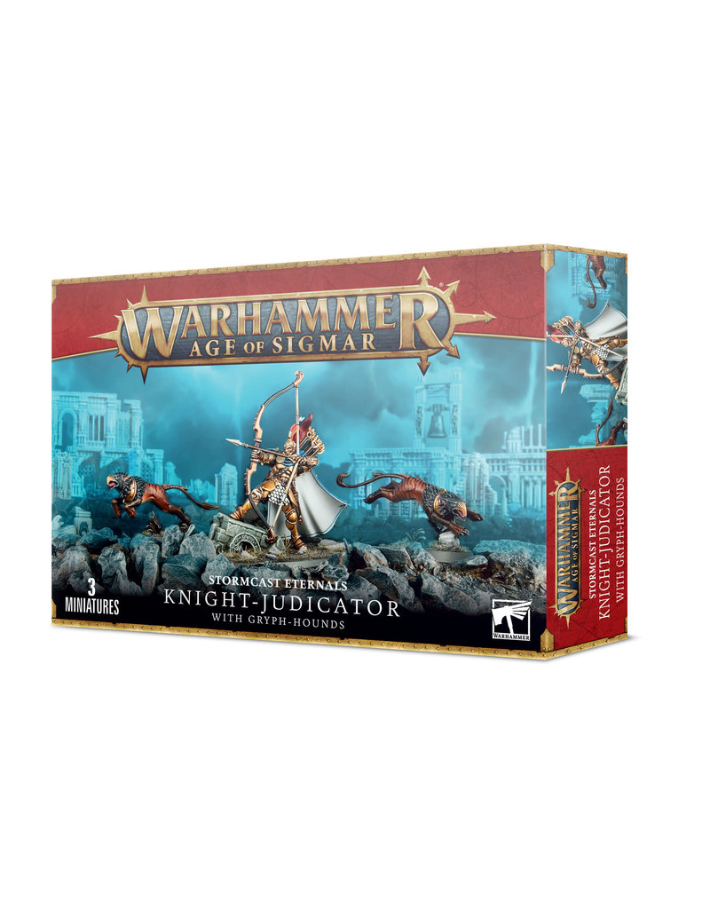 Games Workshop Age of Sigmar: Stormcast Eternals: Knight-Judicator with Gryph-Hounds
