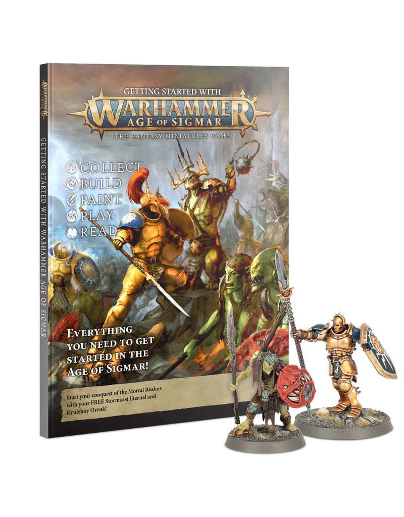 Games Workshop Getting Started With Warhammer Age of Sigmar (magazine & 2 miniatures)