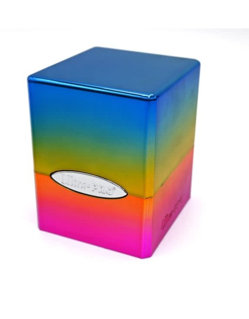 Ultra Pro Deck Box: Satin Cube: Rainbow