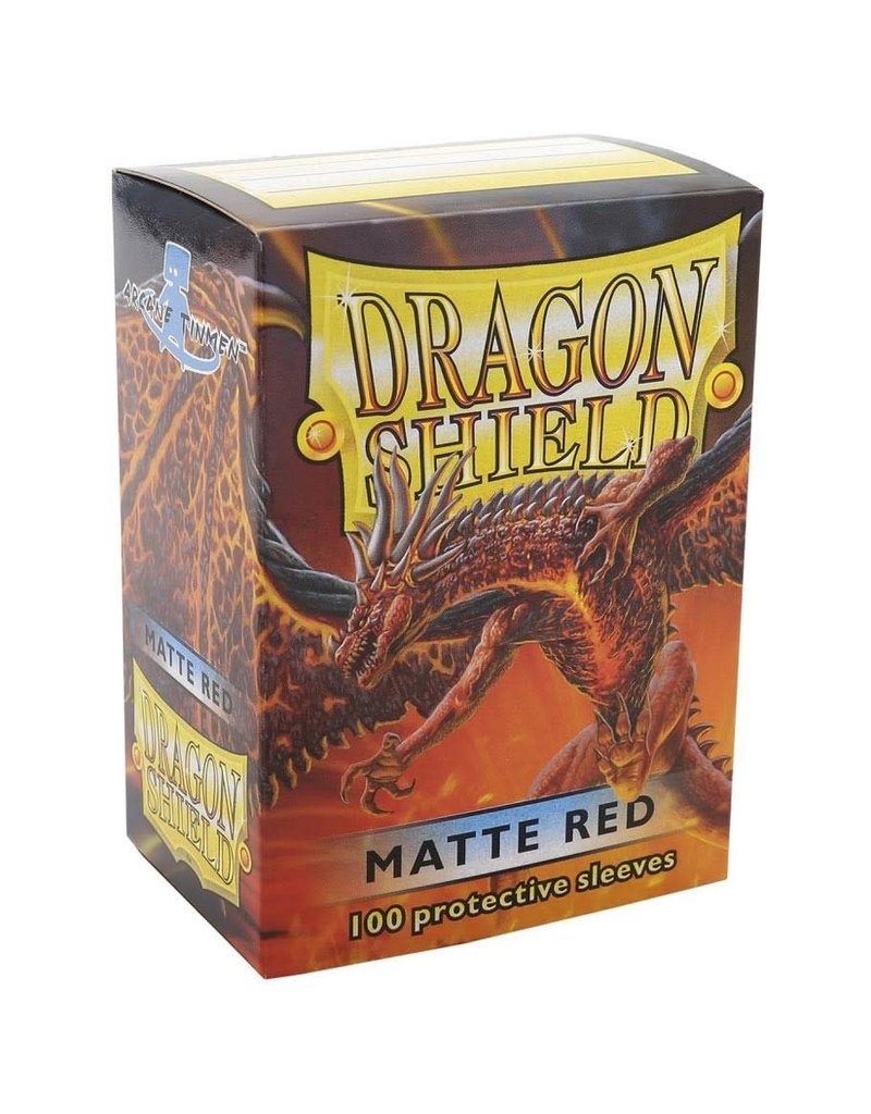 Arcane Tinmen Sleeves: Dragon Shield: Matte: Red (100 count)