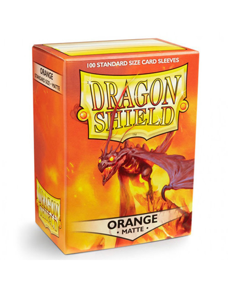 Arcane Tinmen Sleeves: Dragon Shield: Matte: Orange (100 count)