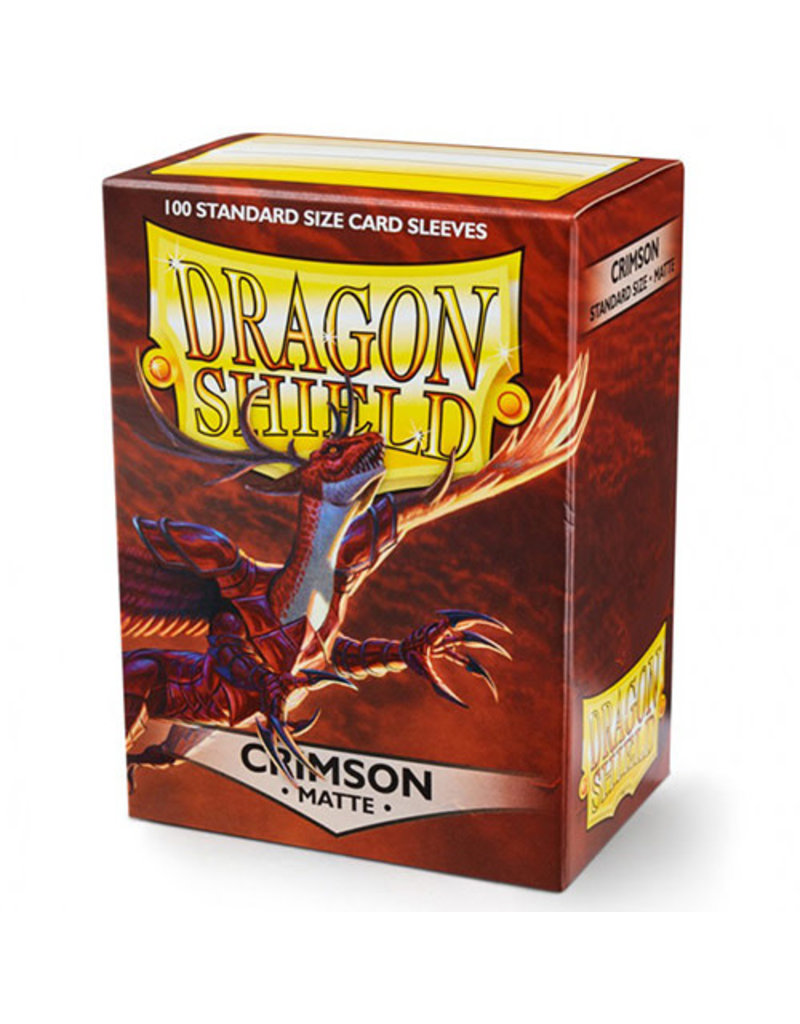 Arcane Tinmen Sleeves: Dragon Shield: Matte: Crimson (100 count)