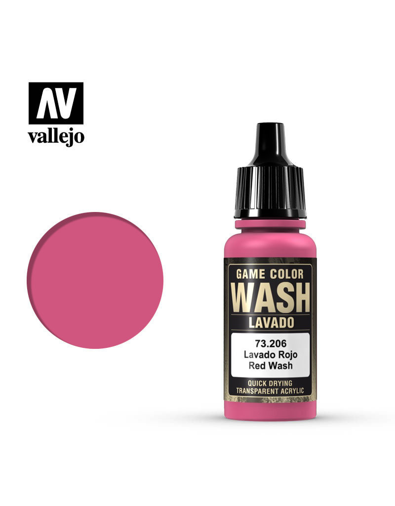 Acrylicos Vallejo Game Wash: Red Wash (73.206)