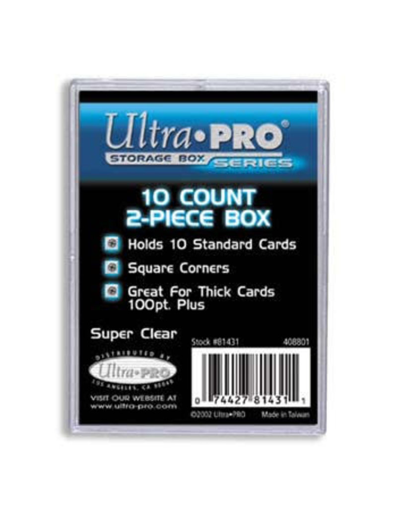 Ultra Pro Card Supplies: Plastic 10-count 2-piece Box