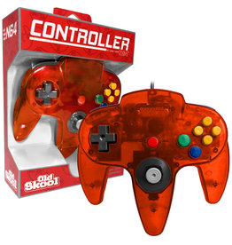 Old Skool Games N64 Controller - Fire Orange