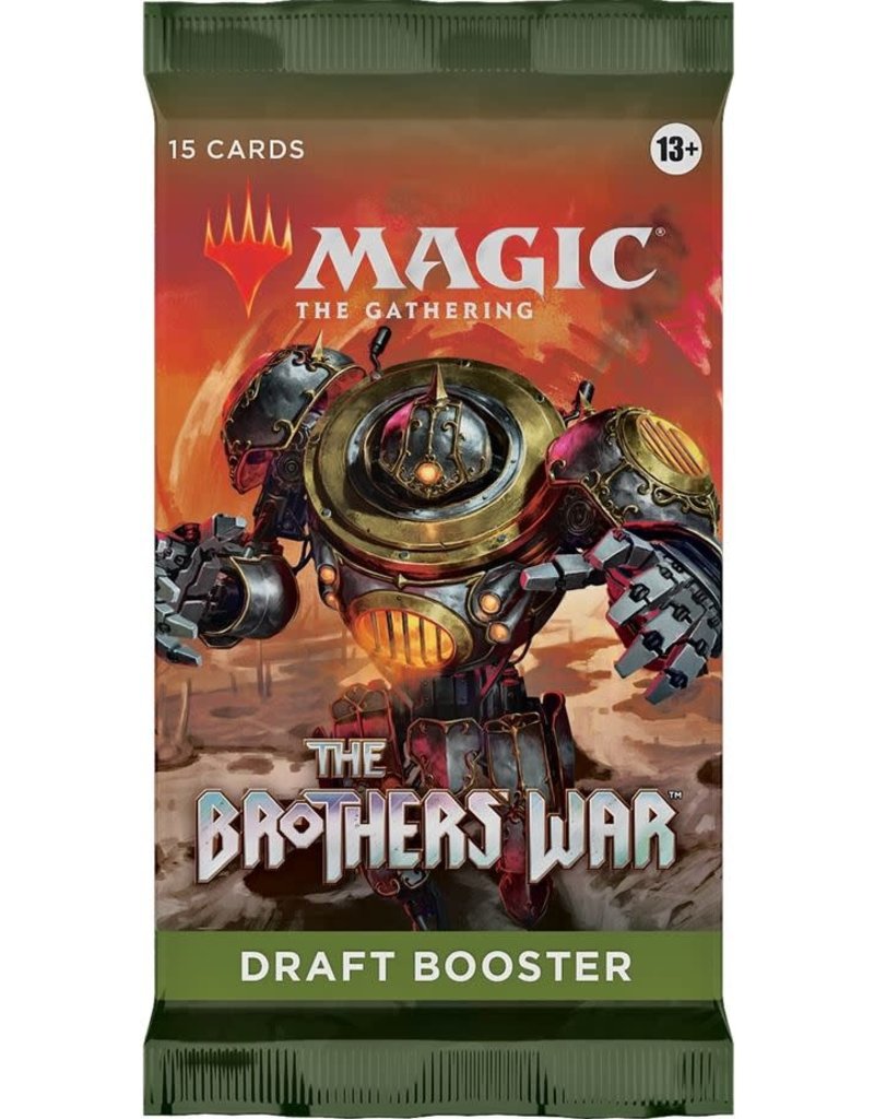 Wizards of the Coast Magic: Booster Pack: Brothers' War Draft Booster (1 Pack - 15 cards)