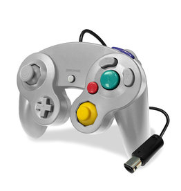 Old Skool Games GameCube / Wii Compatible Controller - Silver