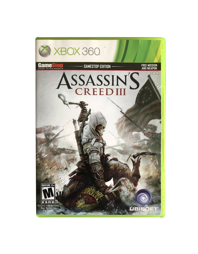 Pre Owned XBox 360 Assassin s Creed III GameStop Edition The 