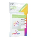 Gamegenic Board Game Sleeves: Matte: Standard American (59mm x 91mm): Green Package (50 clear sleeves)