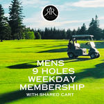 Mens 9H Weekday Membership with shared cart
