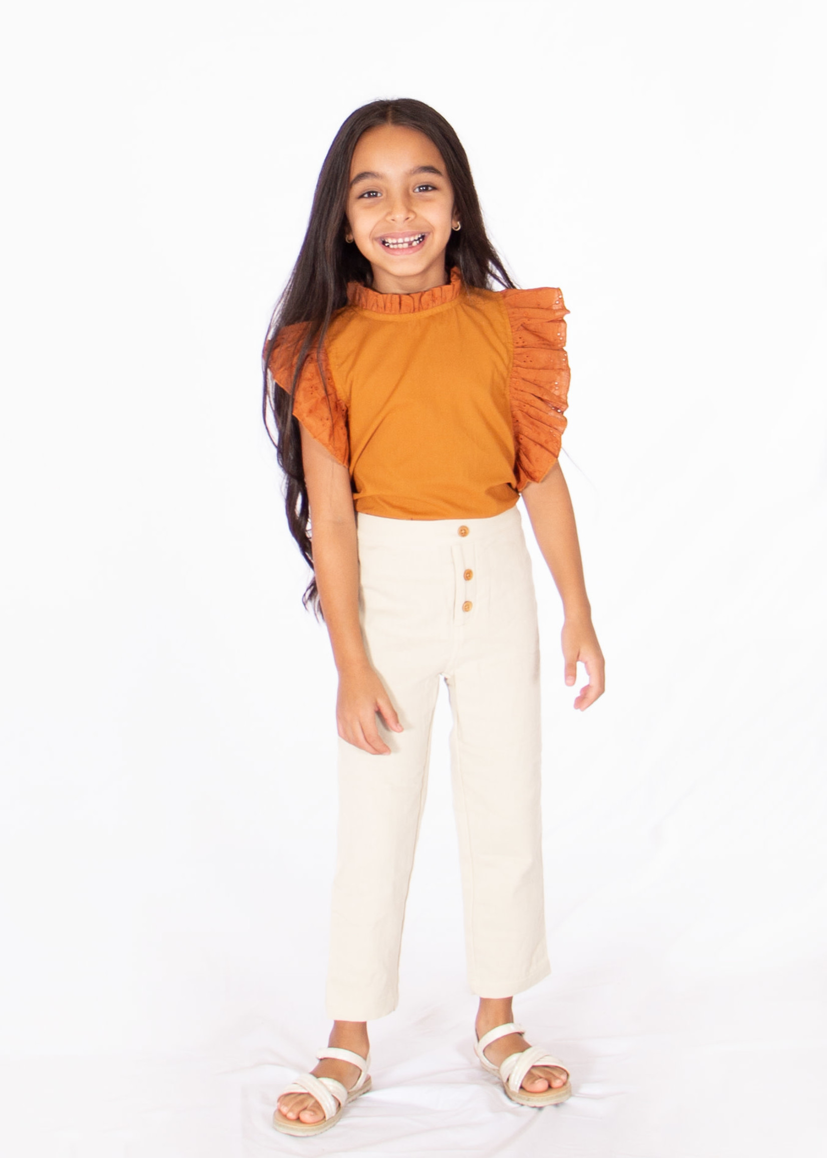 Flutter Me Top - Orange