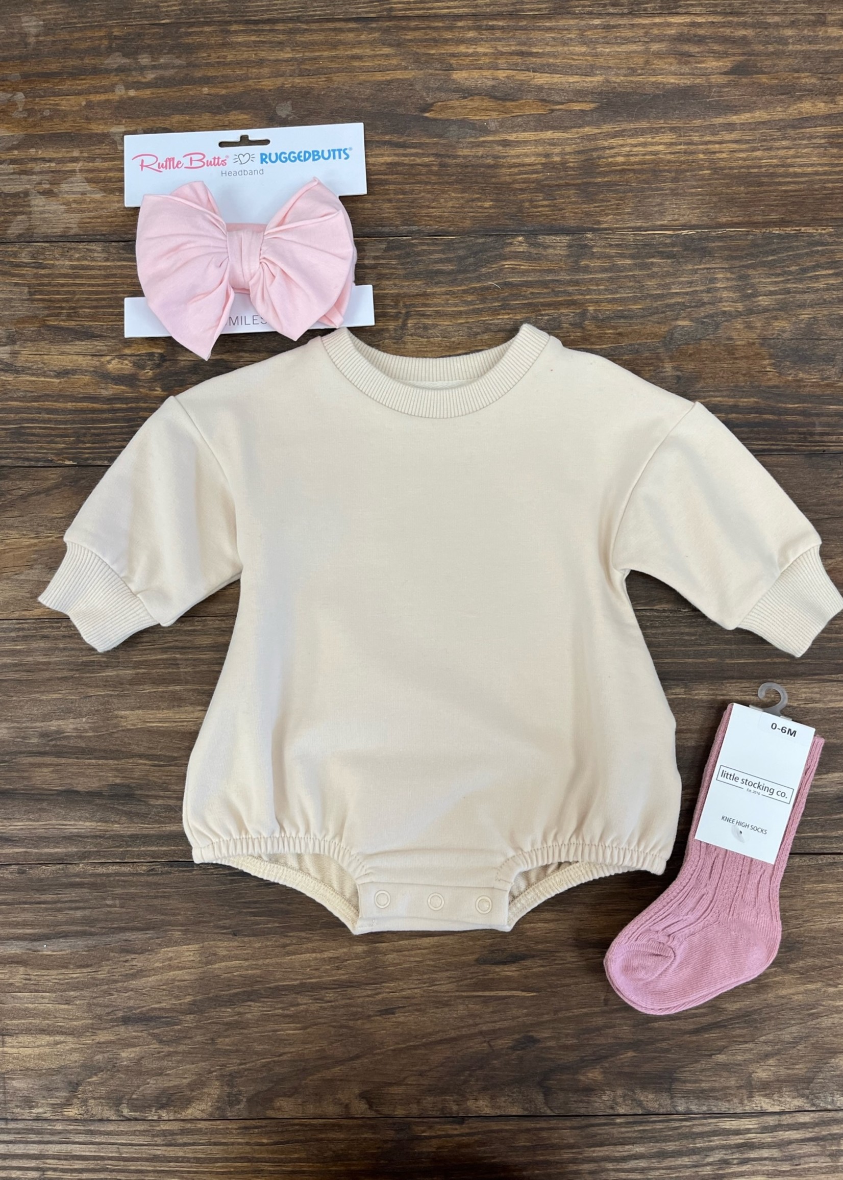 Sweatshirt Onesie Oatmeal