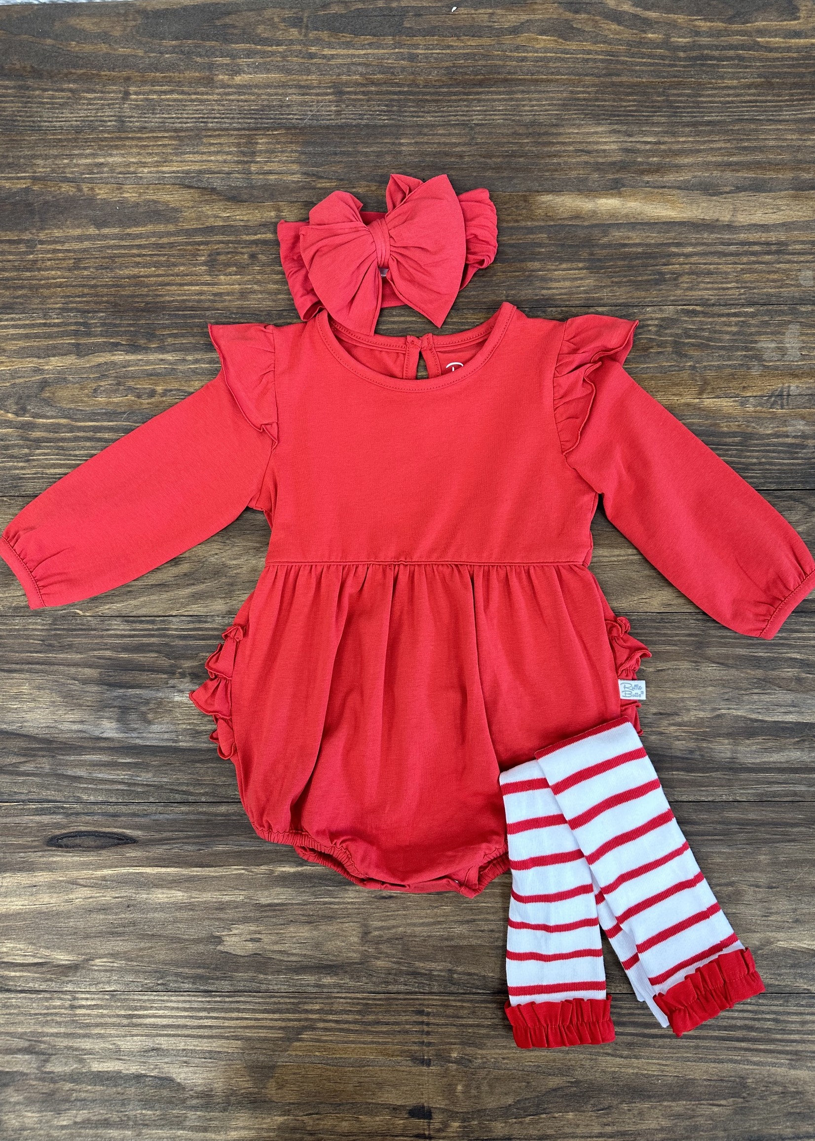 Red Ruffle Bubble