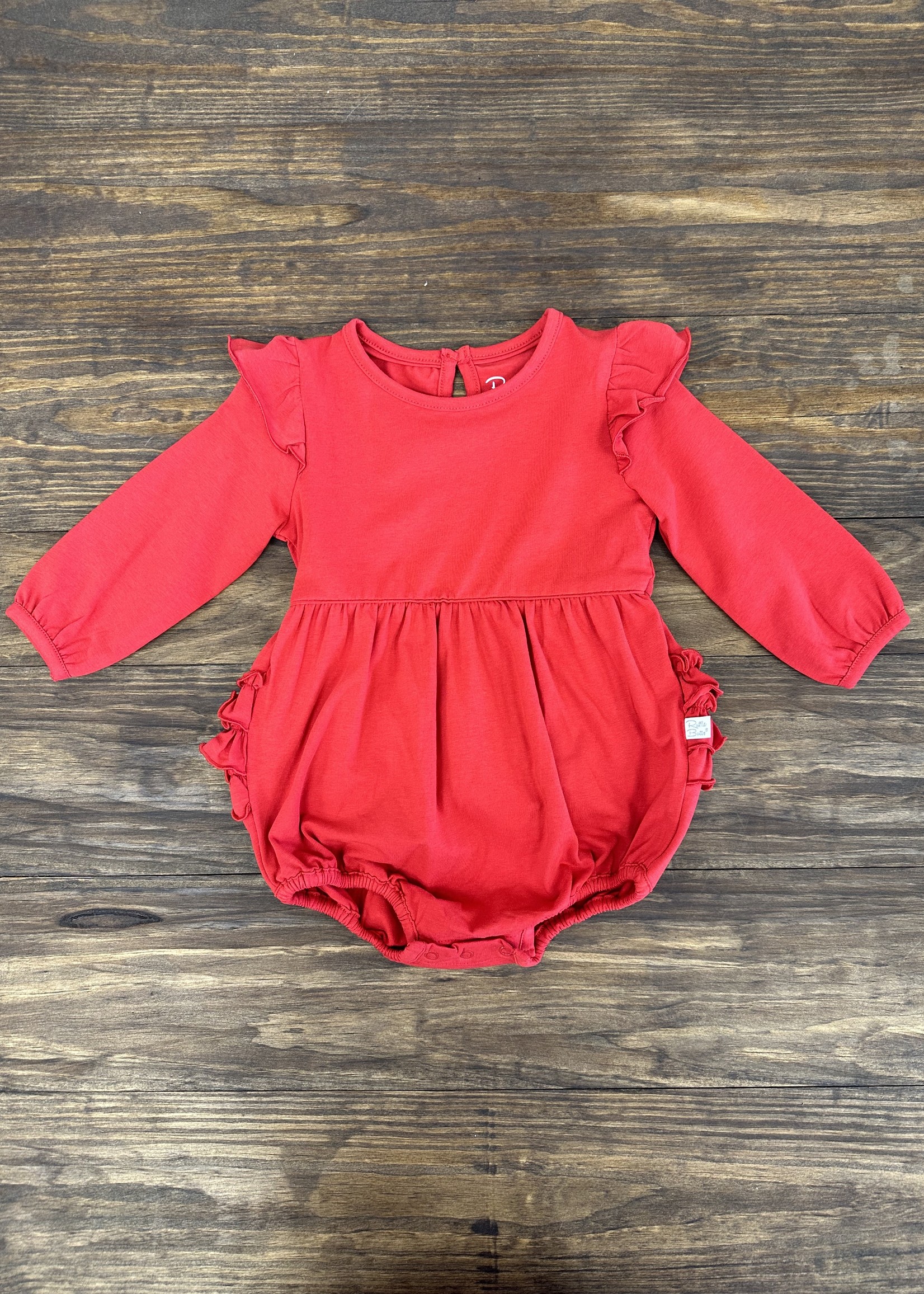 Red Ruffle Bubble