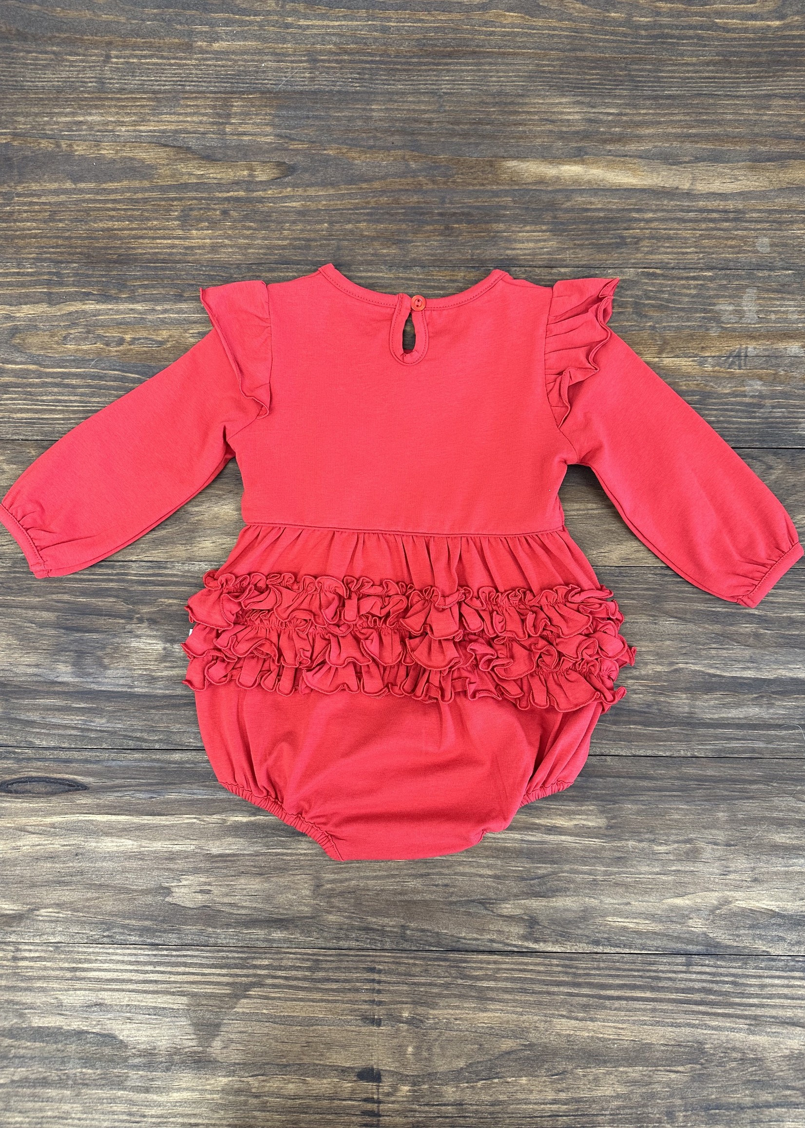 Red Ruffle Bubble