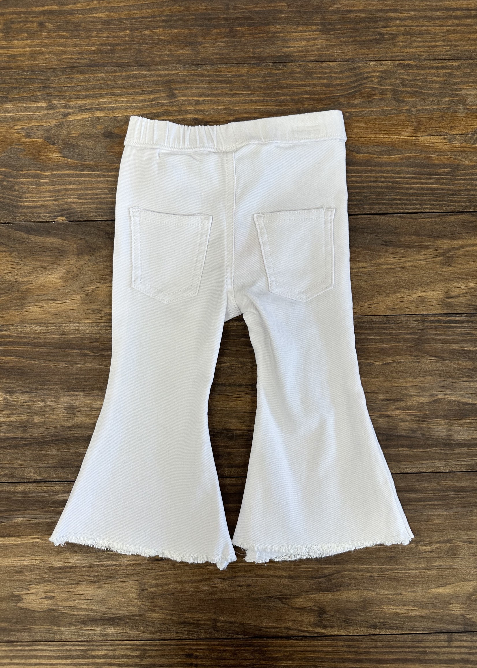 White Denim Bell Bottoms