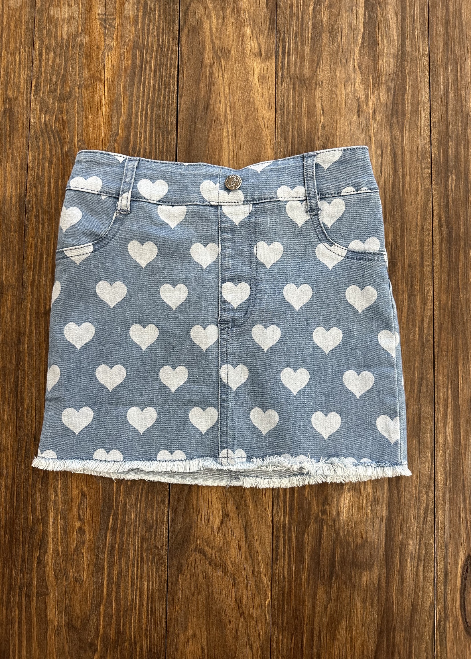 美しい 【ANDMARY】Heart hip Mサイズ denim skirt M 新品タグ付き ...