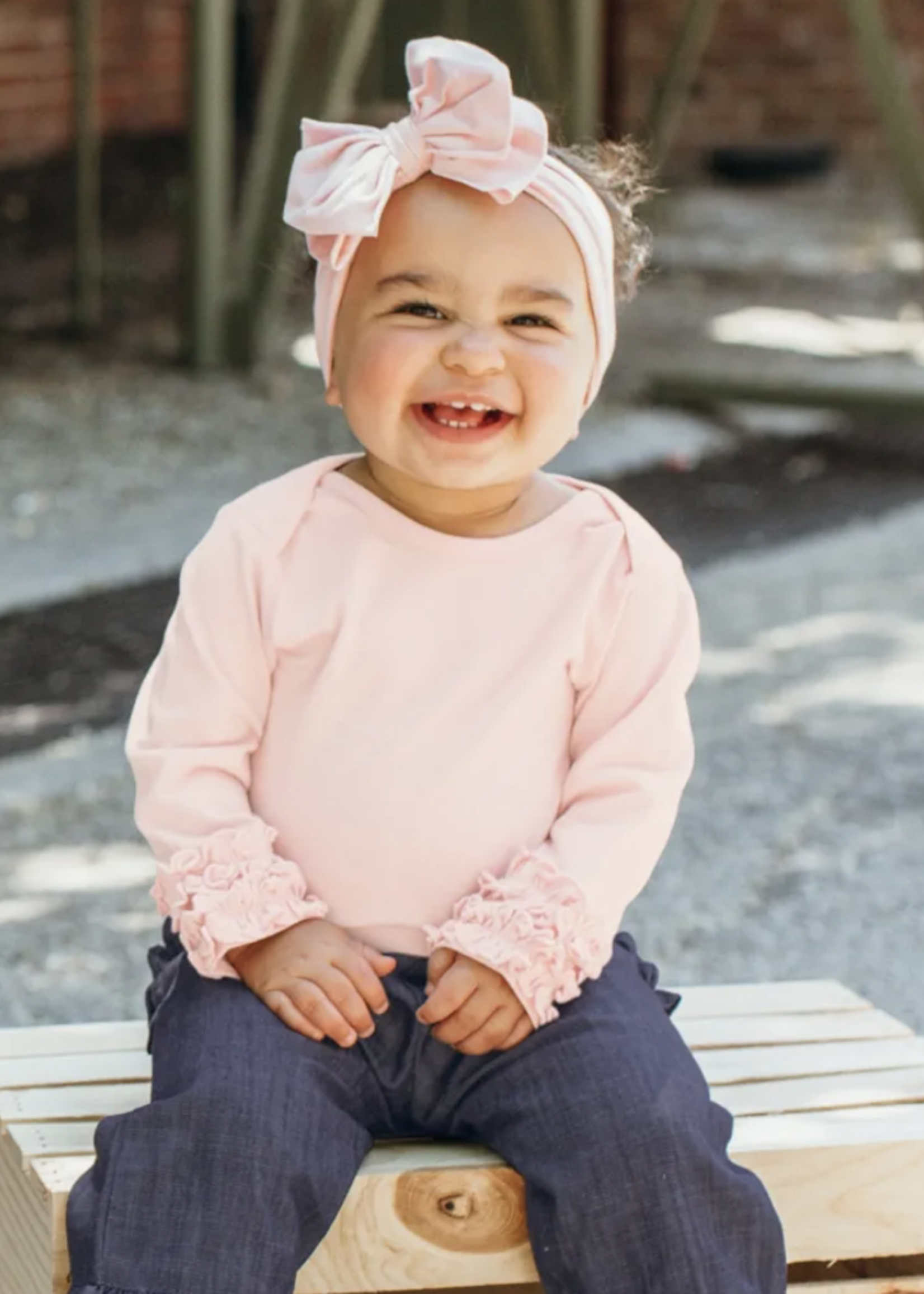 Pink Big Bow Headband