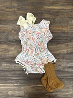 Woodland Unicorn Pom Pom Romper