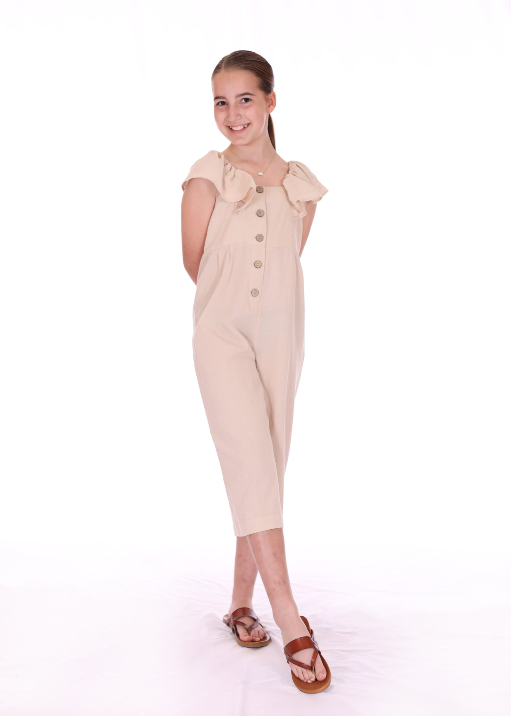 The Liv Romper - Cream