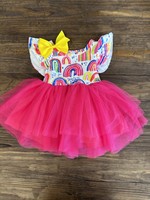 Rainbow Vibes Tutu Dress