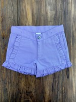 Purple Ruffle Shorts